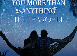 You More Than Anything In The World Novel with a couple sitting under the moon light